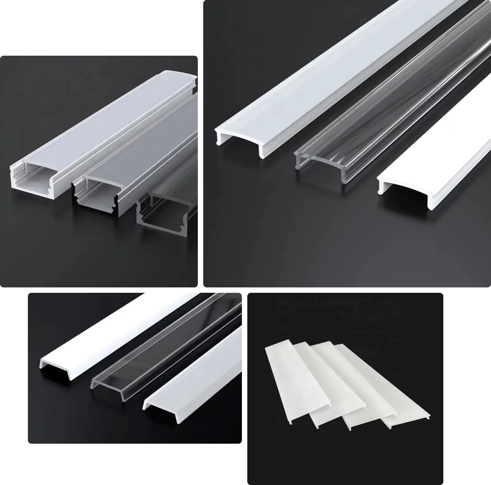 High-quality LED profiles for custom lighting solutions by asmco - durable aluminum channels with diffusers for LED strip lights, ideal for modern lighting installations